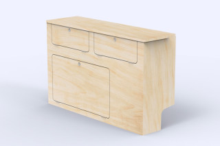 Meuble Latéral Comptact A1 - Aménagement VW Caddy | Simple Vans