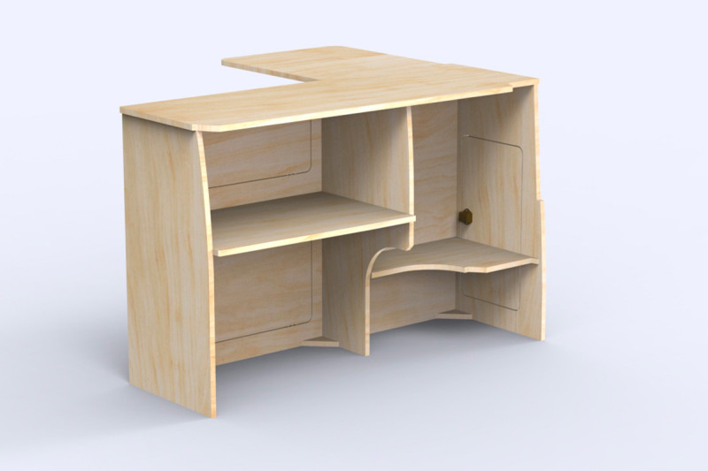 Unité Latérale Table A2 - Aménagement VW T5 / T6 | Simple Vans