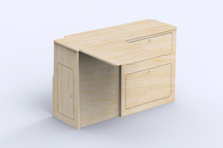 Unité Latérale Table A2 - Aménagement VW T5 / T6 | Simple Vans