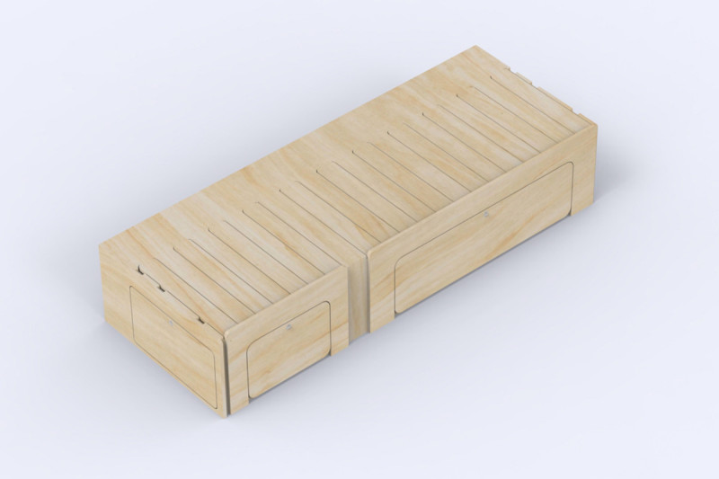 Sliding Bed B120 - Van Conversion | Simple Vans