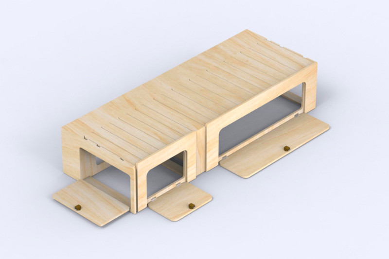 Sliding Bed B120 - Van Conversion | Simple Vans