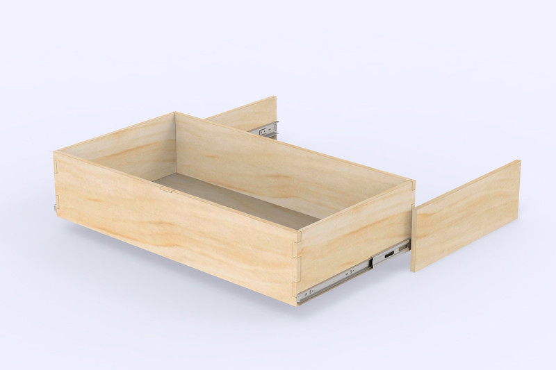 Tiroir Intérieur D6 - pour lit peigne B120 | Simple Vans