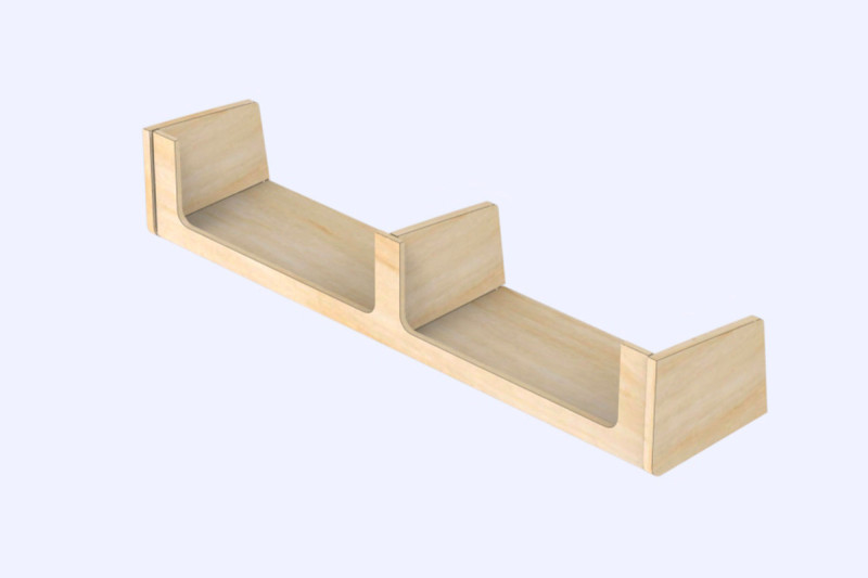 The Top Shelf D1 - Overhead unit for Van | Simple Vans