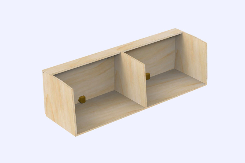 Grand Placard Haut PLUS EP1 - Aménagement grands vans | Simple Vans