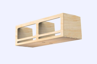 Grande Étagère PLUS ES1- Aménagement grands vans | Simple Vans