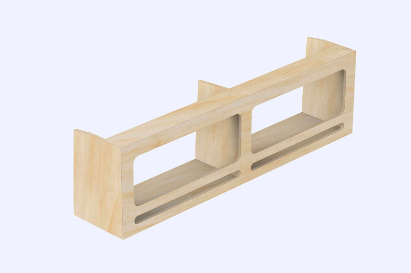 Small Shelf PLUS ES2 - Large Van Conversion | Simple Vans