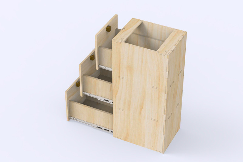 Küchenmöbel Schubladen PLUS CT, Großer Van-Umbau | Simple Vans