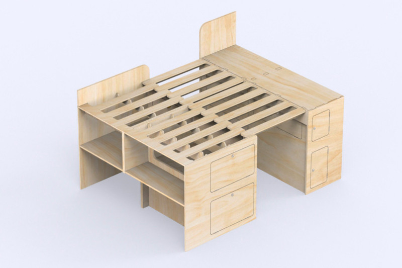 Bed PLUS Max BMAX - Large Van Conversion | Simple Vans