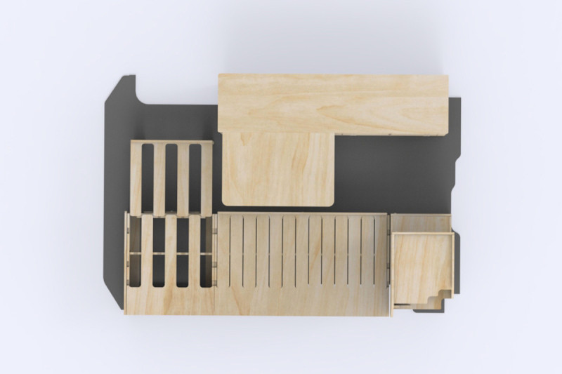 Kit complet The Roamer - Aménagement VW Transporter T5 / T6