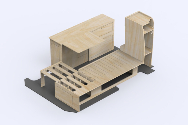 Kit complet The Roamer - Aménagement de van | Simple Vans