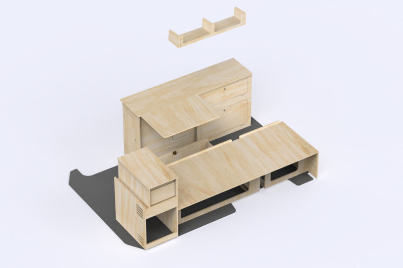 The Nomad Complete Kit VW Transporter T5 / T6 Conversion | Simple Vans