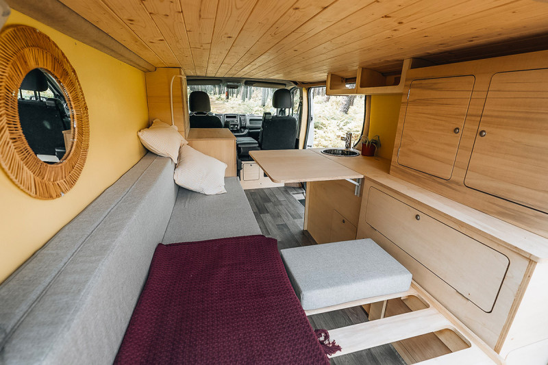 Seitenschrank Großer Tisch L2 A3 - Van-Umbau Expert / Jumpy