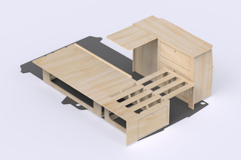 Kit complet The Minimalist - Aménagement Expert / Jumpy 3 |Simple Vans