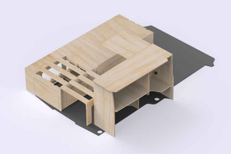 Kit complet The Minimalist - Aménagement VW Transporter T5 / T6