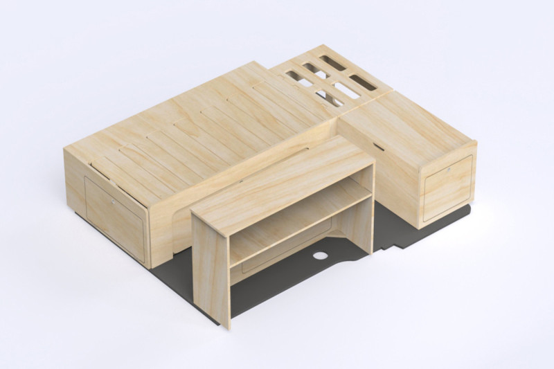 Komplettes Kit The Weekender - Van-Umbau VW Caddy | Simple Vans