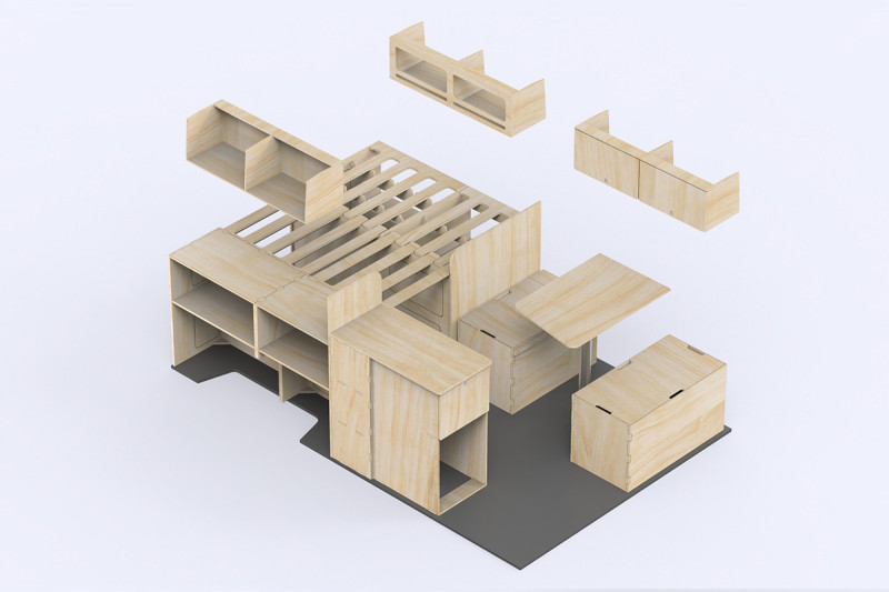 Kit complet Family Classic - Aménagement grand vans | Simple Vans