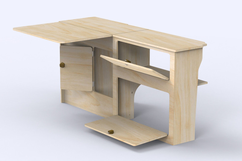 Unité Latérale Grand Table L1 A4 - Aménagement Expert / Jumpy