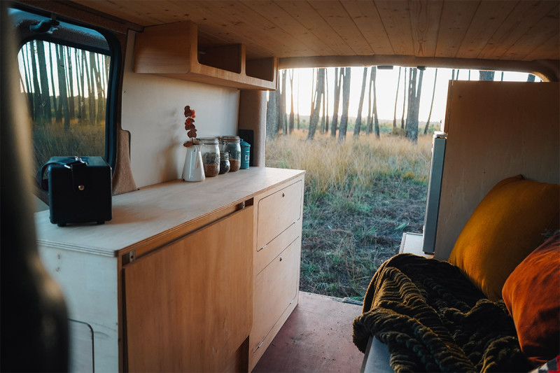 Large Table Side Unit L1 A4 - Van Conversion | Simple Vans