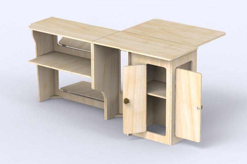 Unité Latérale Grand Table L1 A4 - Aménagement Expert / Jumpy