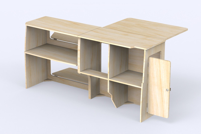 Large Table Side Unit L2 A3 - VW Transporter T5 / T6 Conversion