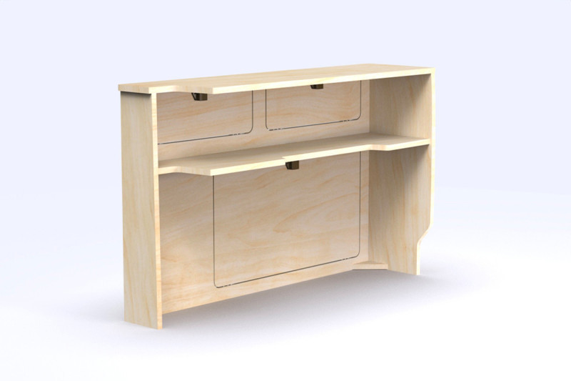 Compact A1 Side Furniture - Kangoo 2 Conversion | Simple Vans