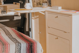 Schlanke Seitenschrank Tisch A2S - Expert / Jumpy