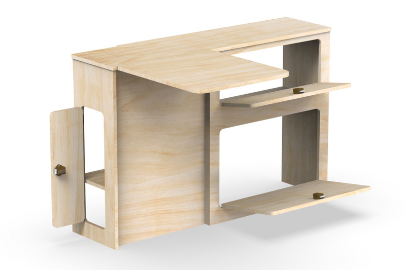 Schlanke Seitenschrank Tisch A2S - Trafic 3