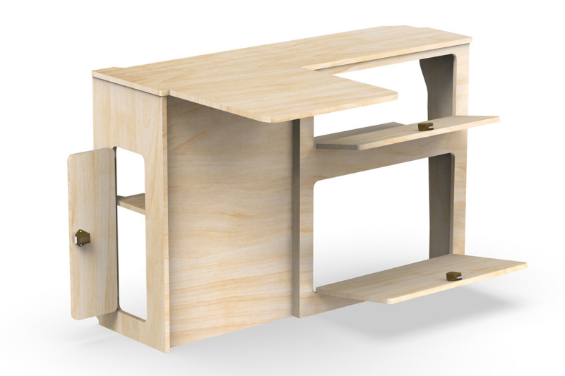 Schlanke Seitenschrank Tisch A2S - Expert / Jumpy