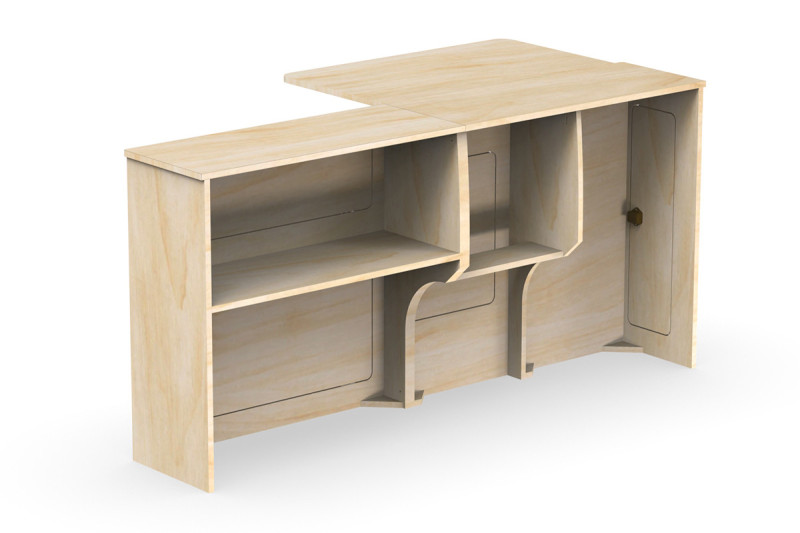 Unité Latérale Grande Table Slim L2 A3S - Universel