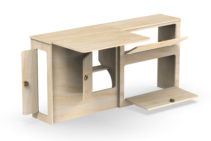 Unité Latérale Grande Table Slim L2 A3S - Universel