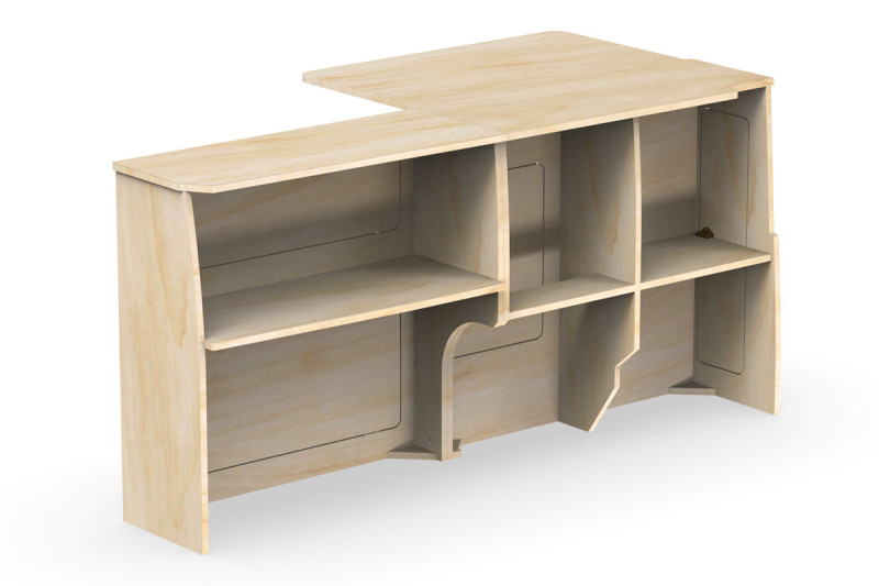 Unité Latérale Grande Table Slim L2 A3S - VW T5 / T6