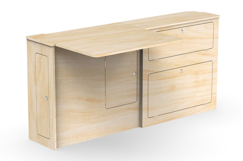 Large Table Side Unit Slim L2 A3S - Expert / Jumpy