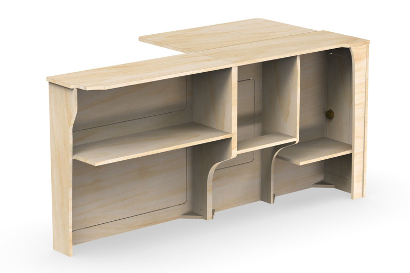 Large Table Side Unit Slim L2 A3S - Expert / Jumpy