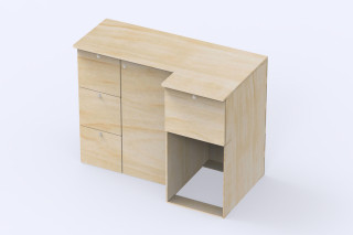Komplettes Küchenset Side Kitchen - Großer Van-Umbau Simple Vans