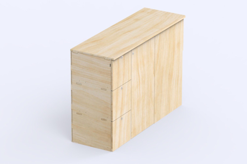 Front Kitchen Complete Kit - Large Van Conversion | Simple Vans