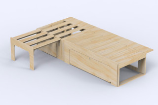 Large Sliding Bed B130 - Van Conversion | Simple Vans