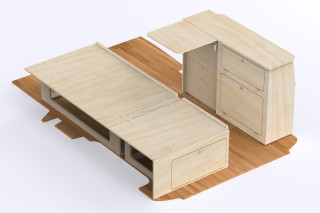 Kit complet The Minimalist V2 - Aménagement de van | Simple Vans