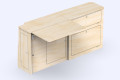 Large Table Side Unit L2 A3v2 - VW Transporter T5 / T6