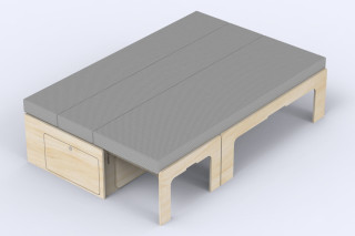 Matelas Standard pour Lit B120 : 120 x 180 cm | Simple Vans