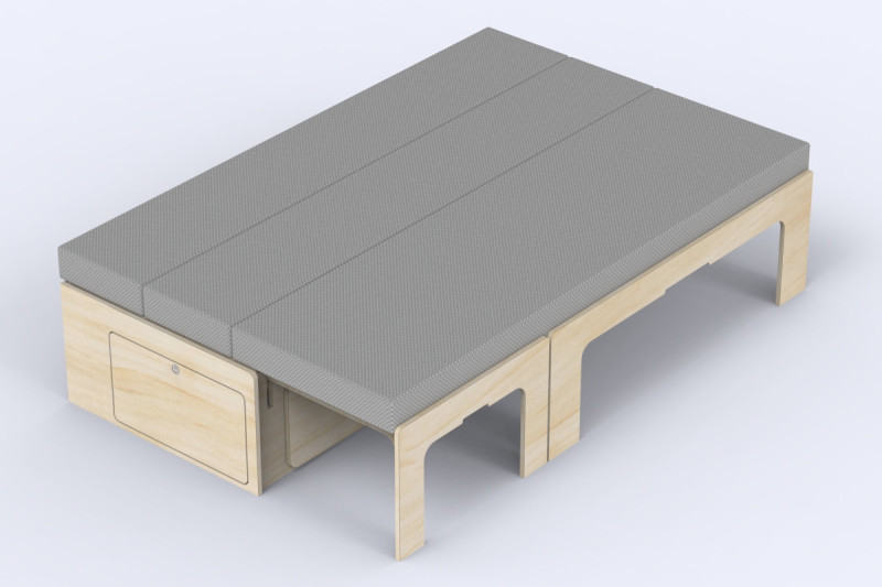 Matratze für Standard Bett B120 | Simple Vans