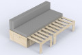 Matelas Large pour grand Lit B130 : 130 x 180 cm | Simple Vans