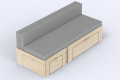 Matelas Large pour grand Lit B130 : 130 x 180 cm | Simple Vans