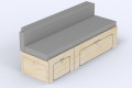 Lit Peigne B120 - Aménagement de van | Simple Vans