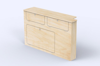 Compact A1 Side Furniture - Kangoo 2 Conversion | Simple Vans