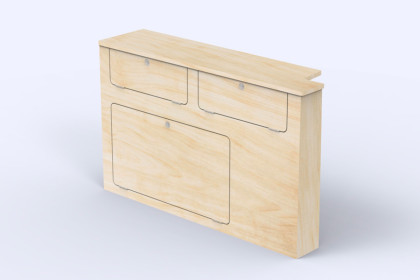 Compact A1 Side Furniture - Kangoo 2 Conversion | Simple Vans