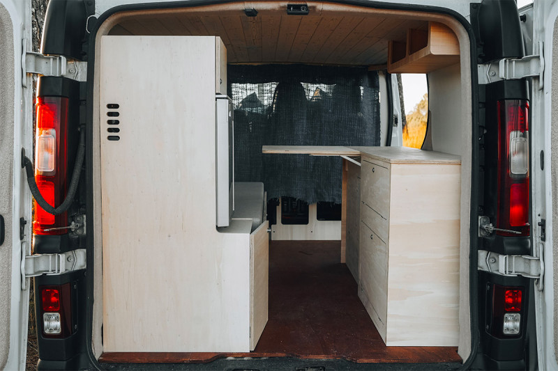 Large Rear Unit C3 - Van Conversion | Simple Vans