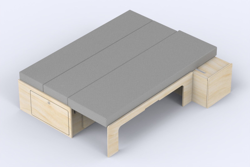 Mattress for Bed B4: 112 x 164 cm | Simple Vans