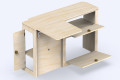 Unité Latérale Table A2V2 - Aménagement VW T5 / T6 | Simple Vans