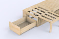 Rear Drawer D7 - for Sliding Bed B130 | Simple Vans
