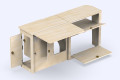 Unité Latérale Grand Table L1 A4 - Aménagement Expert / Jumpy
